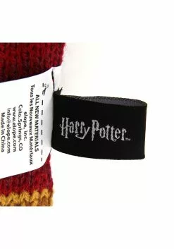 Elope Harry Potter Vintage Hogwarts Gryffindor Scarf -Scary Costumes store harry potter vintage hogwarts gryffindor scarf alt 4