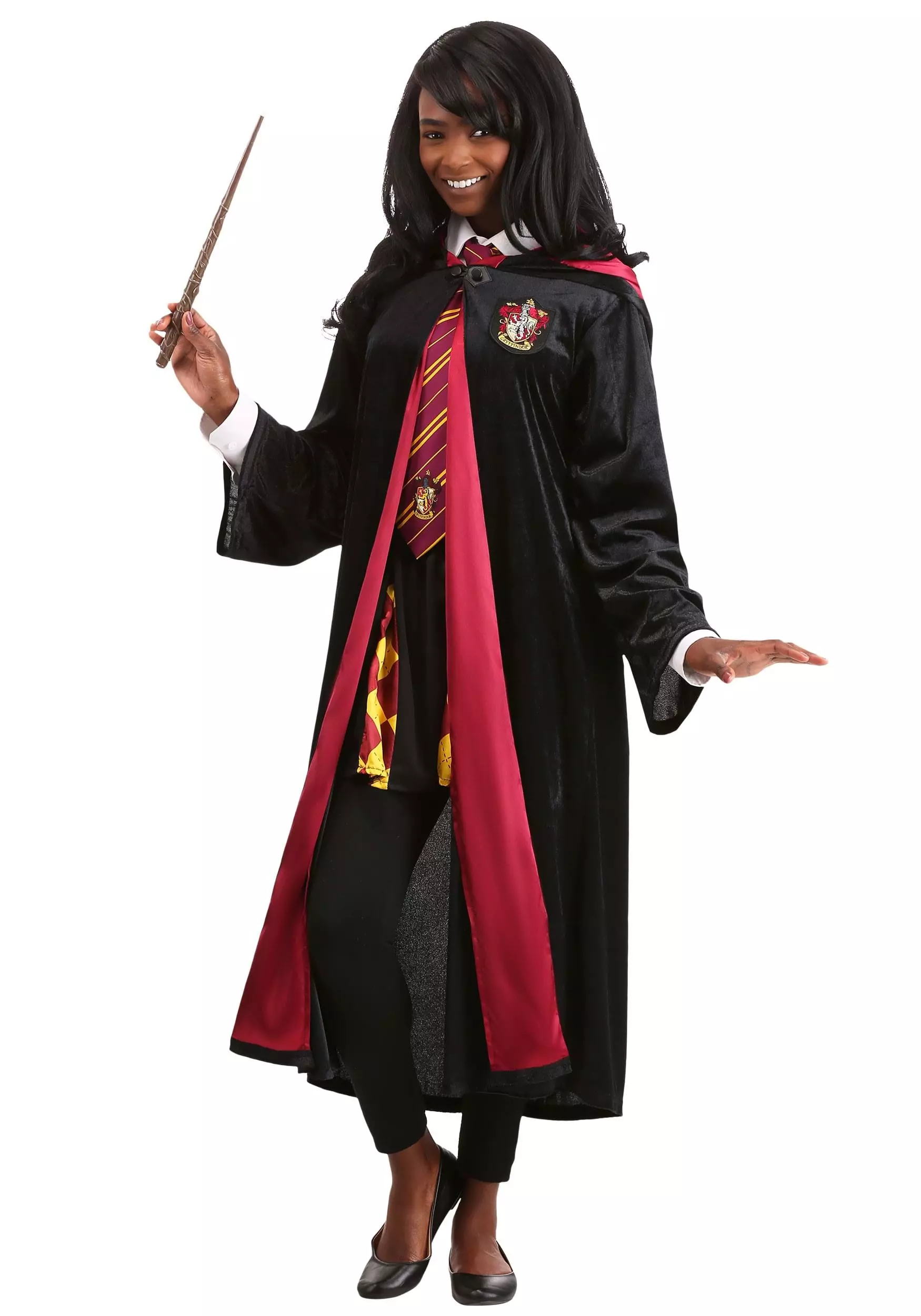 Jerry Leigh Harry Potter Deluxe Hermione Gryffindor Costume For Women 2 Jerry Leigh Harry Potter Deluxe Hermione Gryffindor Costume For Women - Image 2