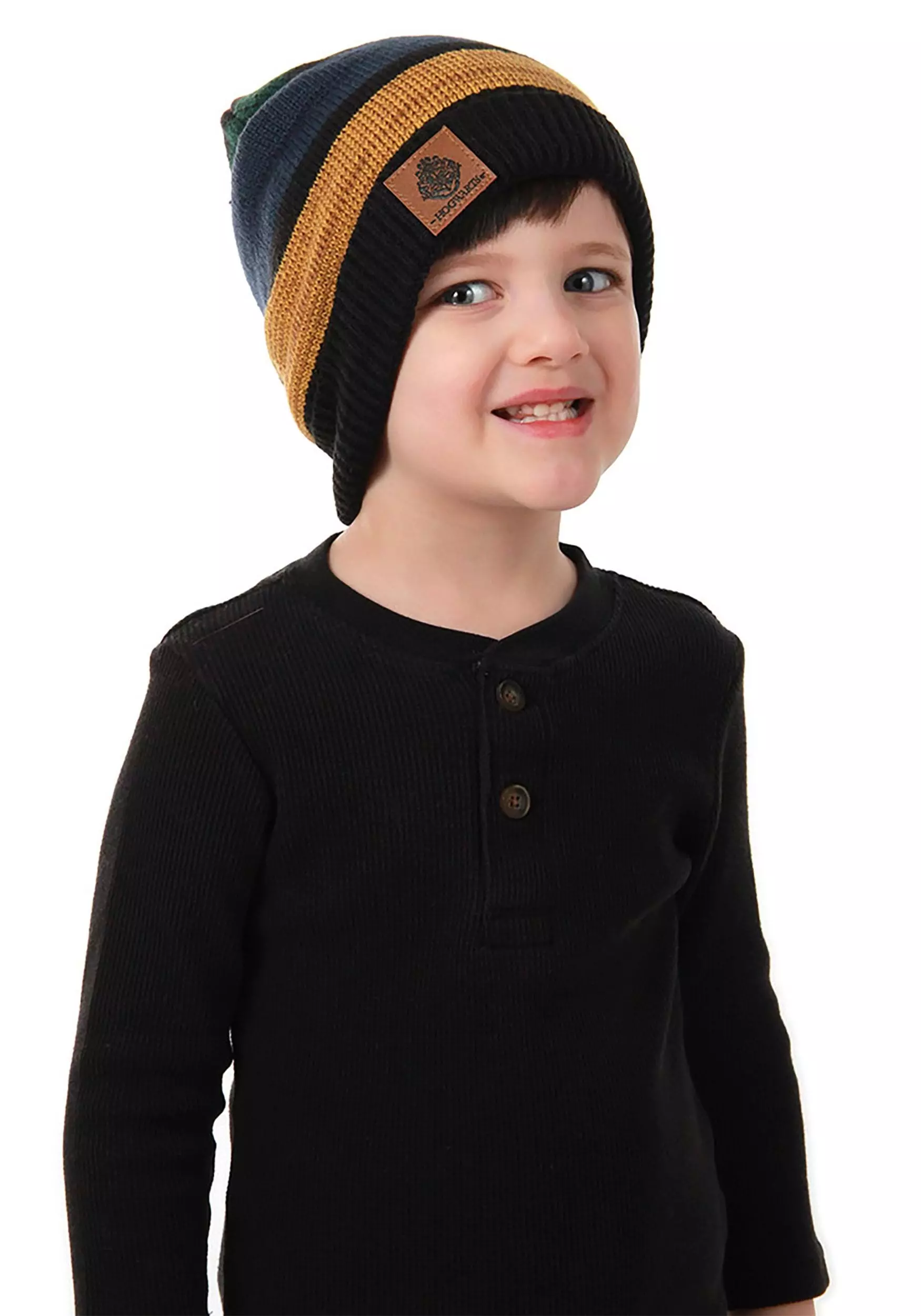 Elope Heathered Knit Costume Beanie Hogwarts 2 Elope Heathered Knit Costume Beanie Hogwarts - Image 2
