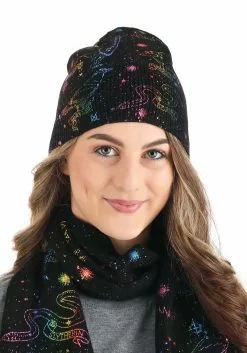 Elope Hogwarts House Emblem Constellations-Knit Hat -Scary Costumes store hogwarts house emblem constellation knit hat alt 3