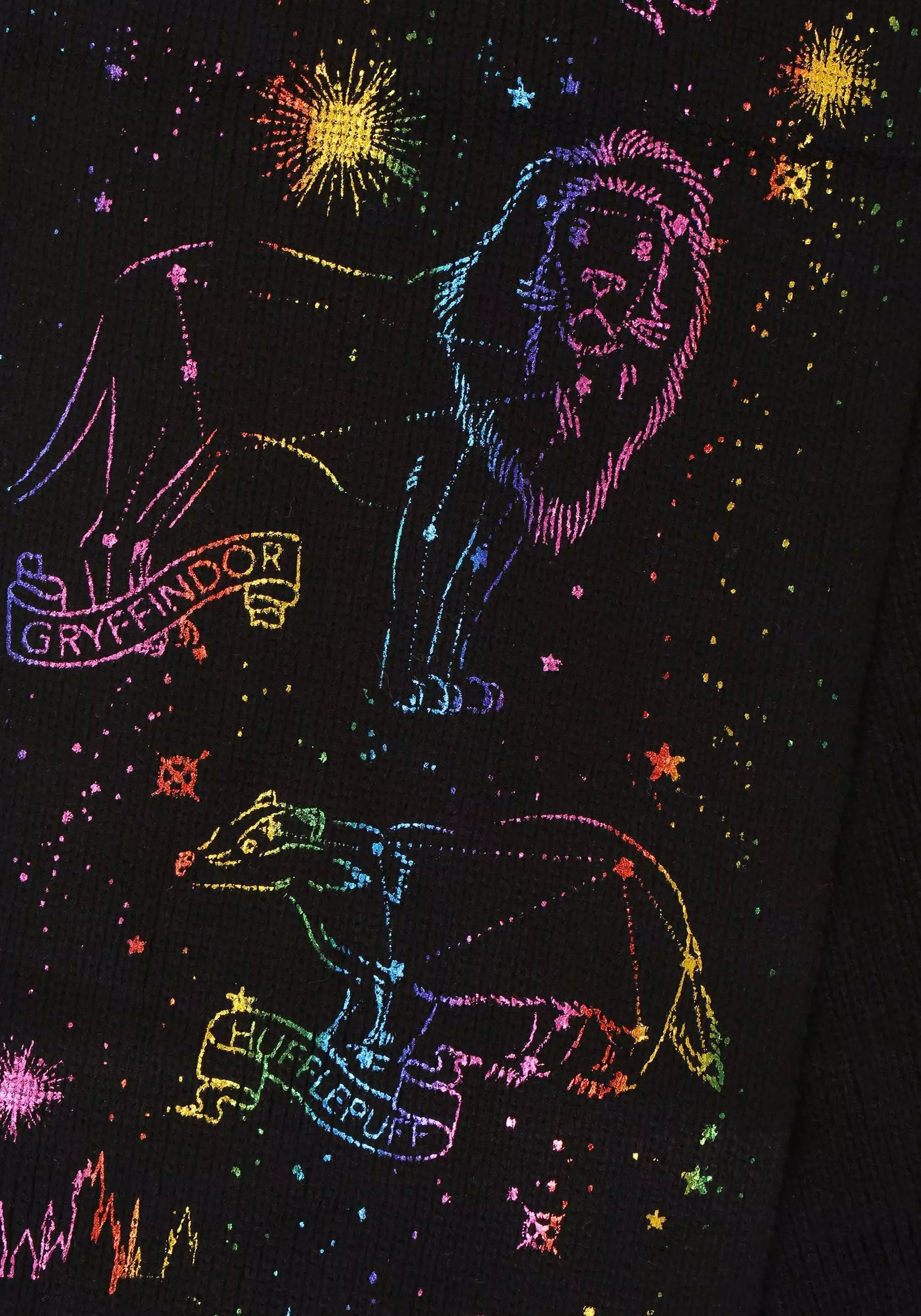 Elope Knit Scarf Hogwarts House Emblem Constellations 3 Elope Knit Scarf Hogwarts House Emblem Constellations - Image 3