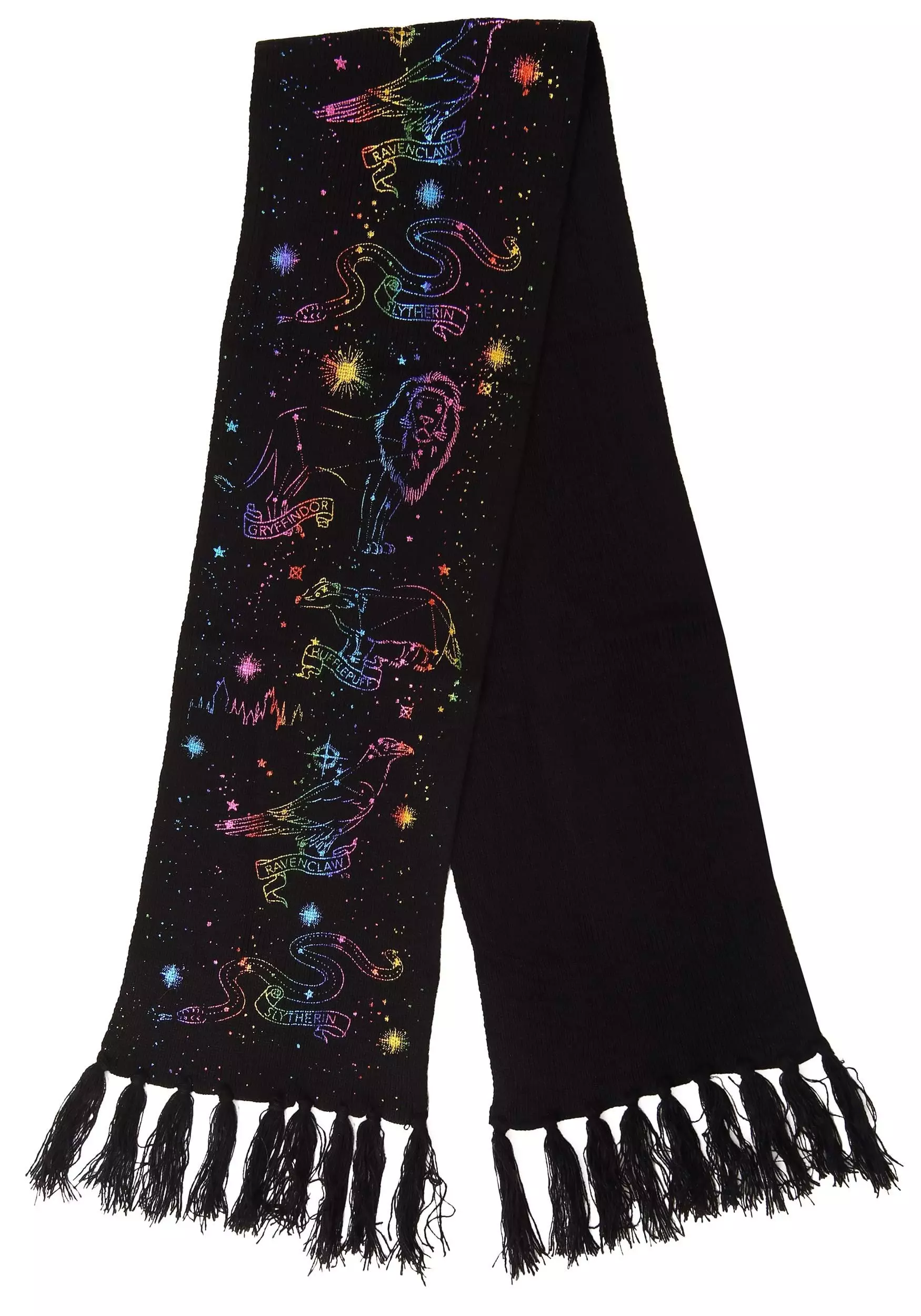 Elope Knit Scarf Hogwarts House Emblem Constellations 5 Elope Knit Scarf Hogwarts House Emblem Constellations - Image 5