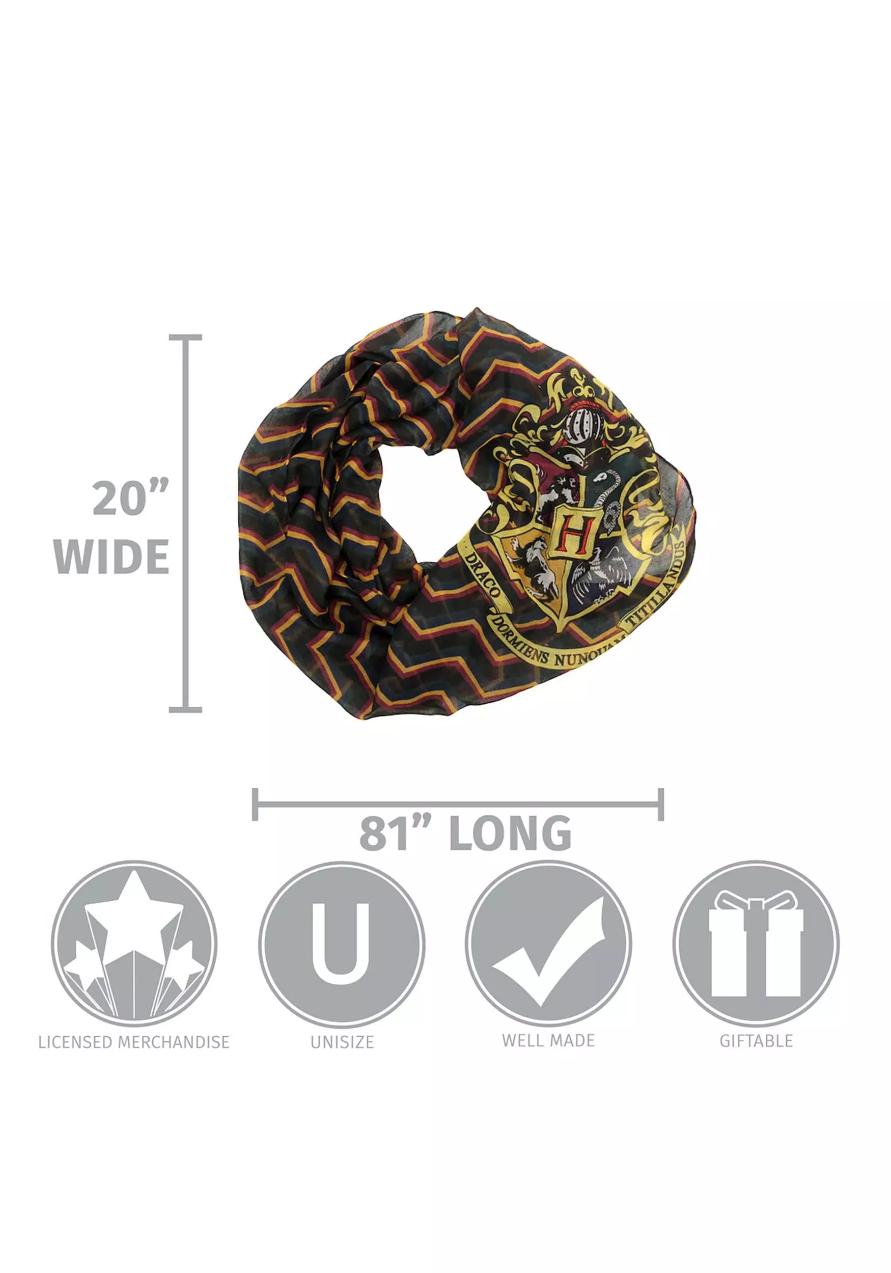 Elope Hogwarts Class Infinity Scarf 3 Elope Hogwarts Class Infinity Scarf - Image 3