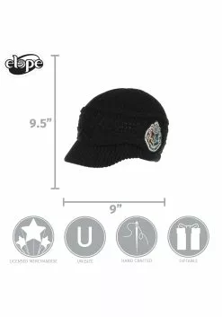 Elope Knit Brim Cap Hogwarts -Scary Costumes store hogwarts knit brim cap alt 3