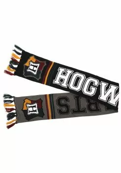 Elope Hogwarts Winter Reversible Knit Scarf 6 Elope Hogwarts Winter Reversible Knit Scarf -Scary Costumes store hogwarts reversible knit scarf alt 2