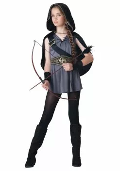 In Character Hooded Huntress Costume For Kids