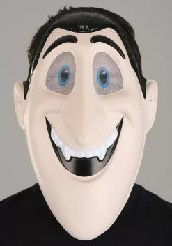 MIH Teamwork Hotel Transylvania Dracula Vacuform Mask For Adults -Scary Costumes store hotel translyvania adult dracula vacuform mask alt 2