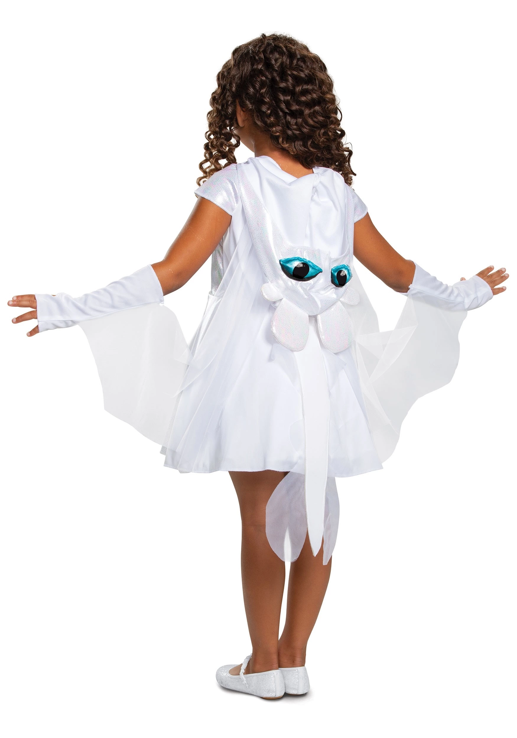 Disguise How To Train Your Dragon Classic Girls Light Fury Costume 3 Disguise How To Train Your Dragon Classic Girls Light Fury Costume - Image 3