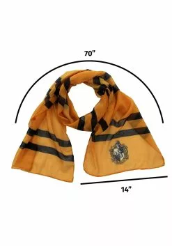Elope Hogwarts Hufflepuff Lightweight Scarf 5 Elope Hogwarts Hufflepuff Lightweight Scarf -Scary Costumes store hufflepuff lightweight scarf alt 2