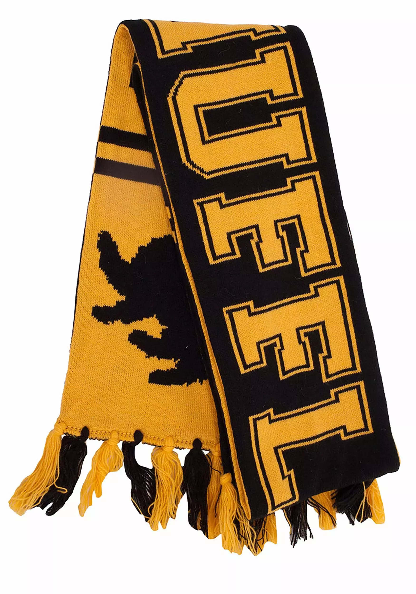 Elope Hufflepuff Reversible Winter Knit Scarf 2 Elope Hufflepuff Reversible Winter Knit Scarf - Image 2