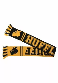Elope Hufflepuff Reversible Winter Knit Scarf 6 Elope Hufflepuff Reversible Winter Knit Scarf -Scary Costumes store hufflepuff reversible knit scarf alt 2