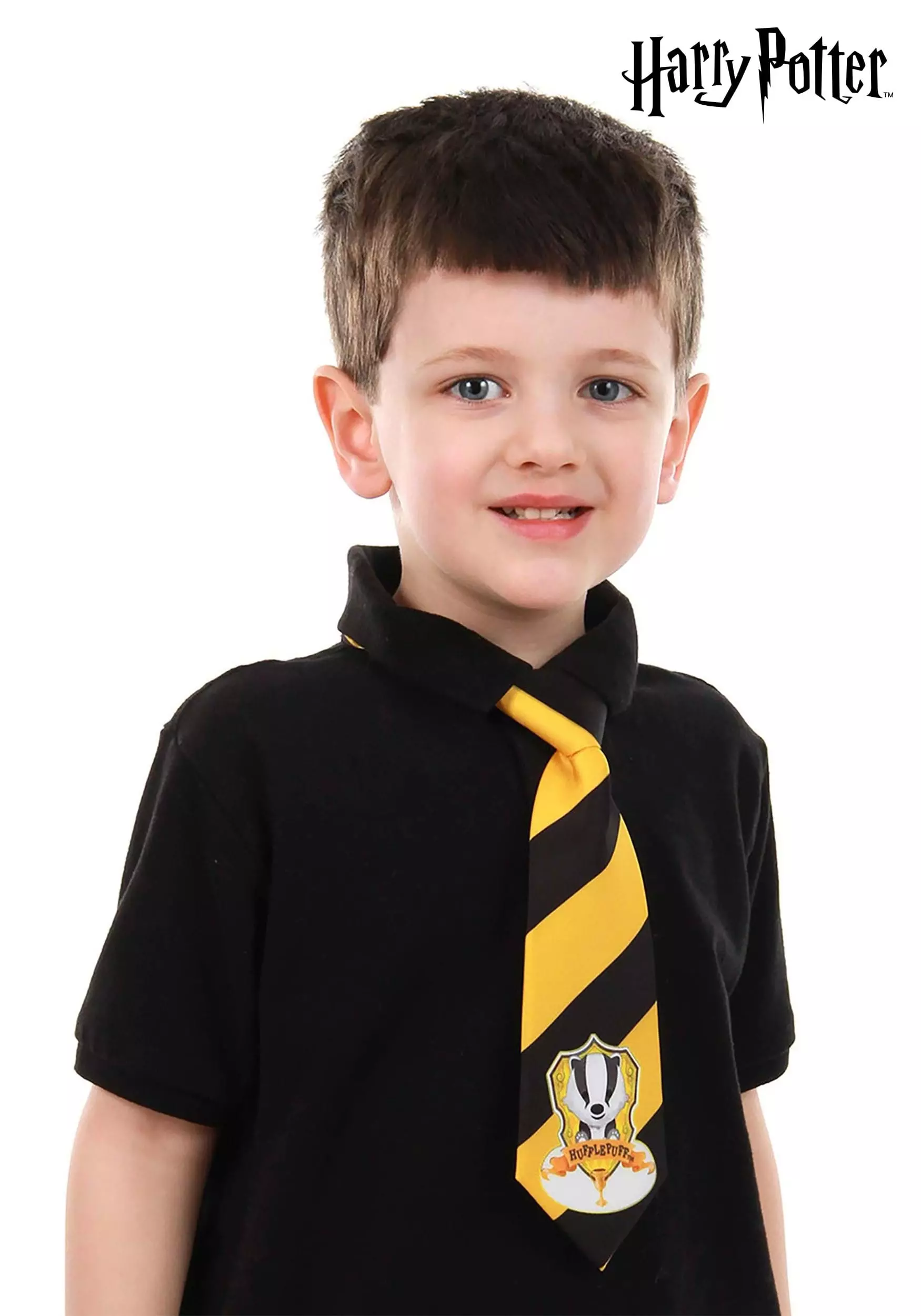Elope Hufflepuff Crest Toddler Breakaway Tie 1 Elope Hufflepuff Crest Toddler Breakaway Tie