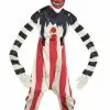 AMSCAN Illusion Long Arm Creepy Clown Costume