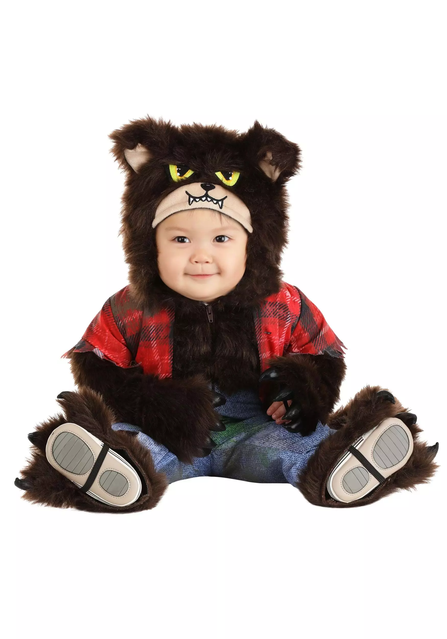Fun Costumes Brown Werewolf Costume For Infants 2 Fun Costumes Brown Werewolf Costume For Infants - Image 2