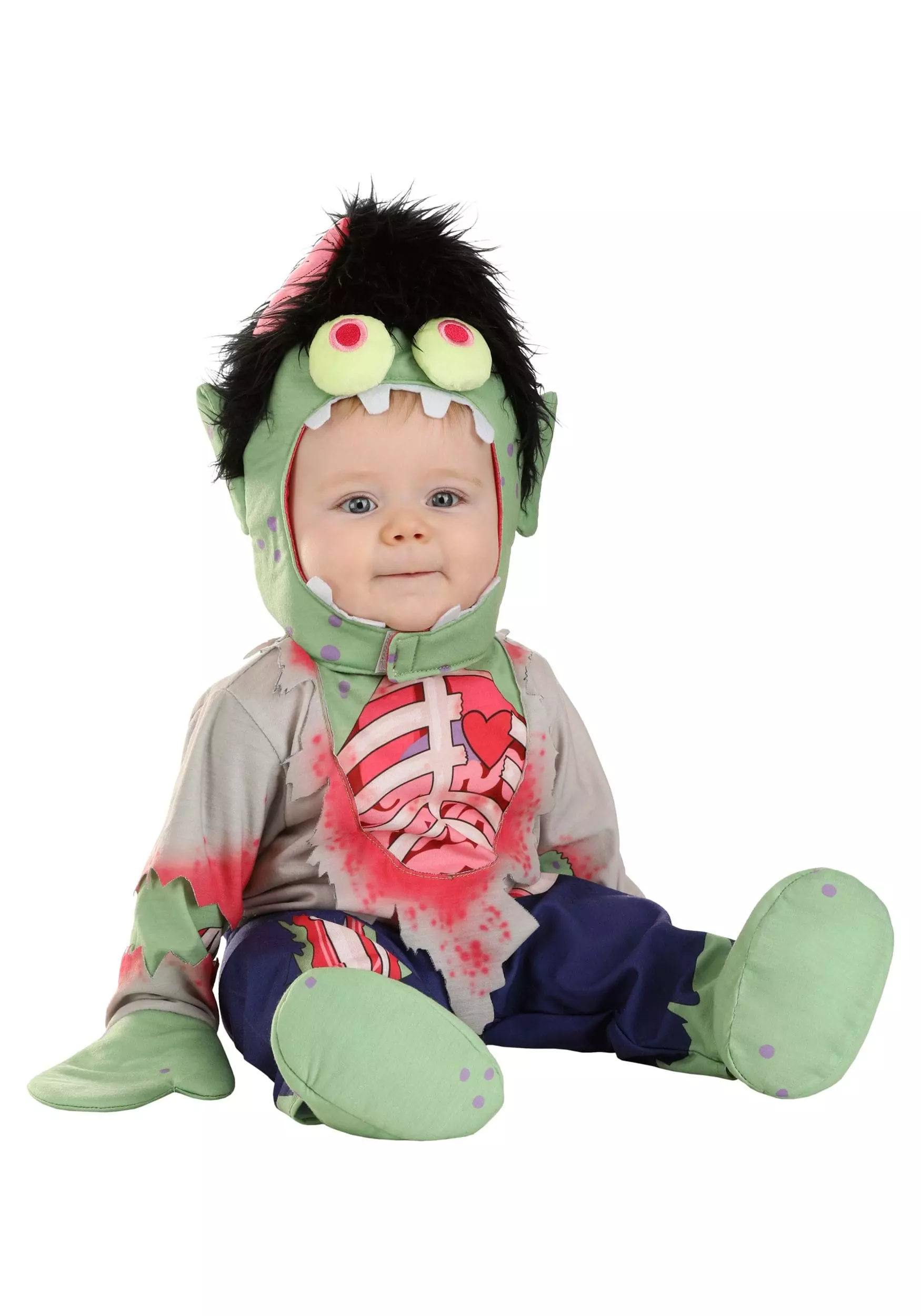 M&R TOY CO., LTD Infant Goofy Zombie Costume For Boys 3 M&R TOY CO., LTD Infant Goofy Zombie Costume For Boys - Image 3
