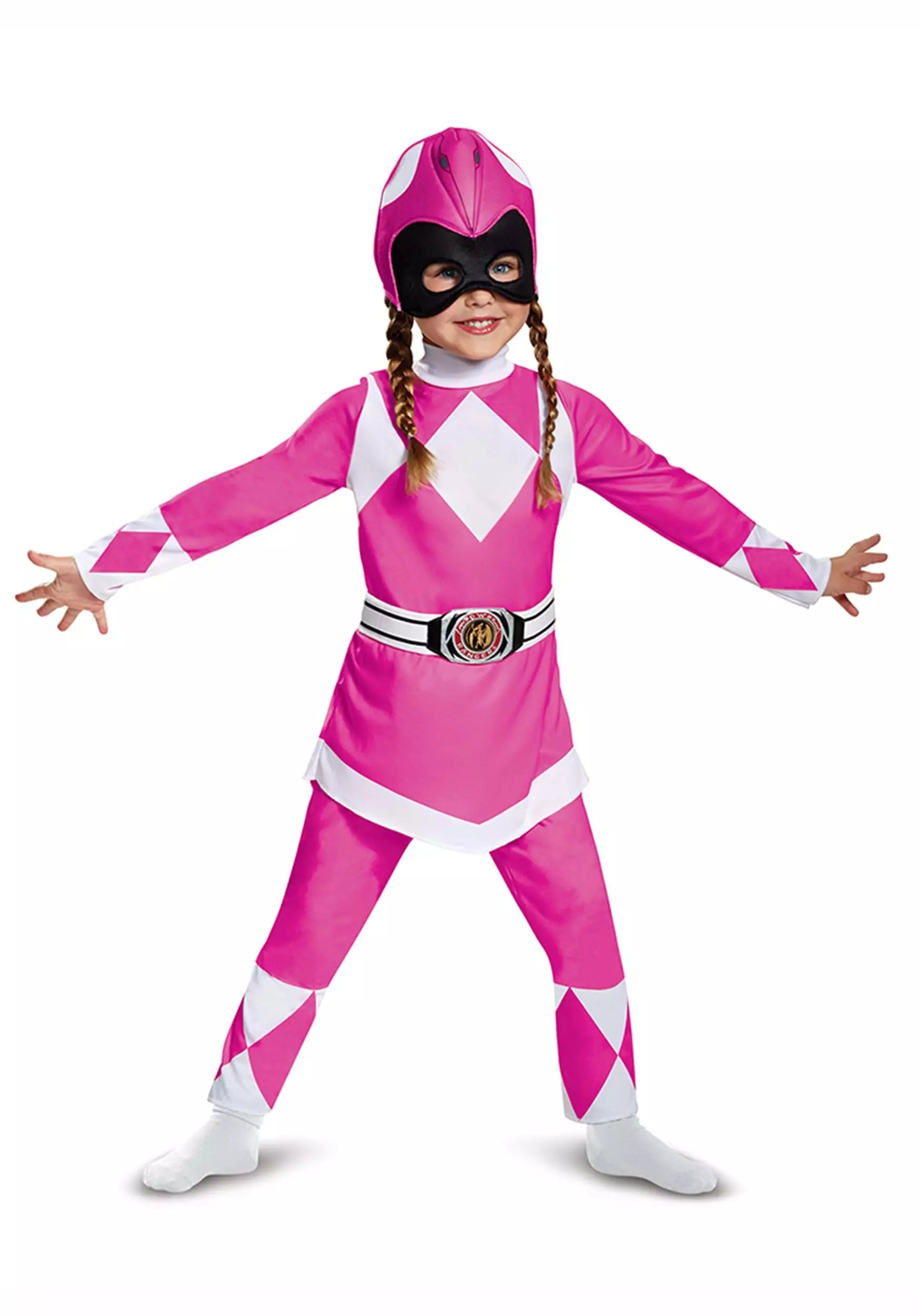 Disguise Toddler Power Rangers Pink Ranger Costume 1 Disguise Toddler Power Rangers Pink Ranger Costume