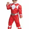 Disguise Toddler Power Rangers Red Ranger Muscle Costume