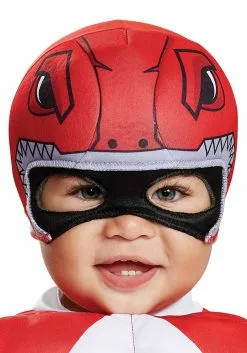 Disguise Toddler Power Rangers Red Ranger Muscle Costume 6 Disguise Toddler Power Rangers Red Ranger Muscle Costume -Scary Costumes store infant toddler power rangers red ranger muscle costume alt 2