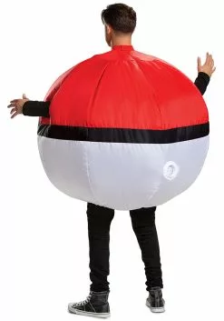 Disguise Inflatable Poké Ball Adult Costume 9 Disguise Inflatable Poké Ball Adult Costume -Scary Costumes store inflatable poke ball adult costume alt 4