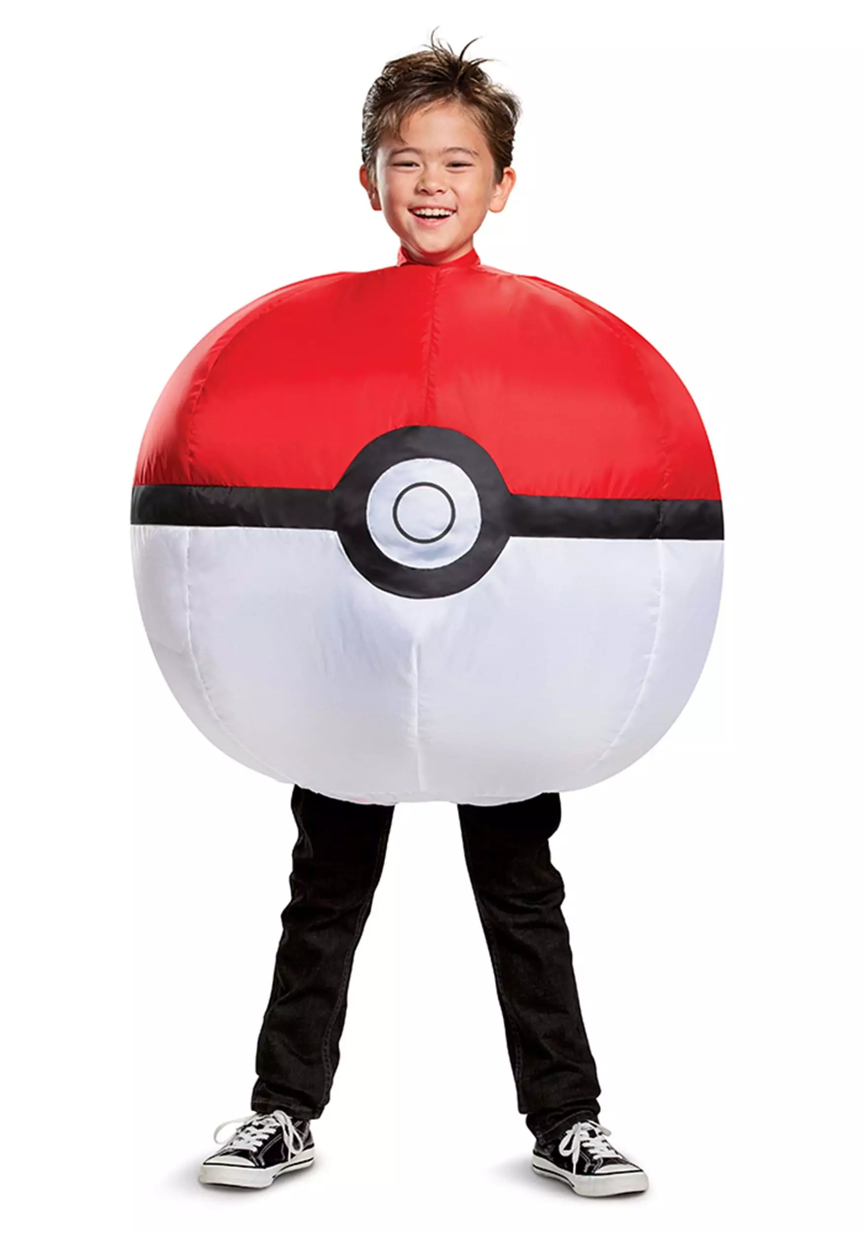 Disguise Inflatable Poké Ball Kids Costume 3 Disguise Inflatable Poké Ball Kids Costume - Image 3