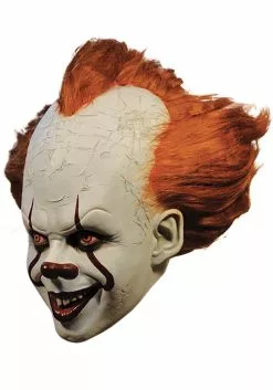 TRICK OR TREAT STUDIOS IT Supreme Pennywise Adult Mask -Scary Costumes store it adult supreme pennywise mask alt 5
