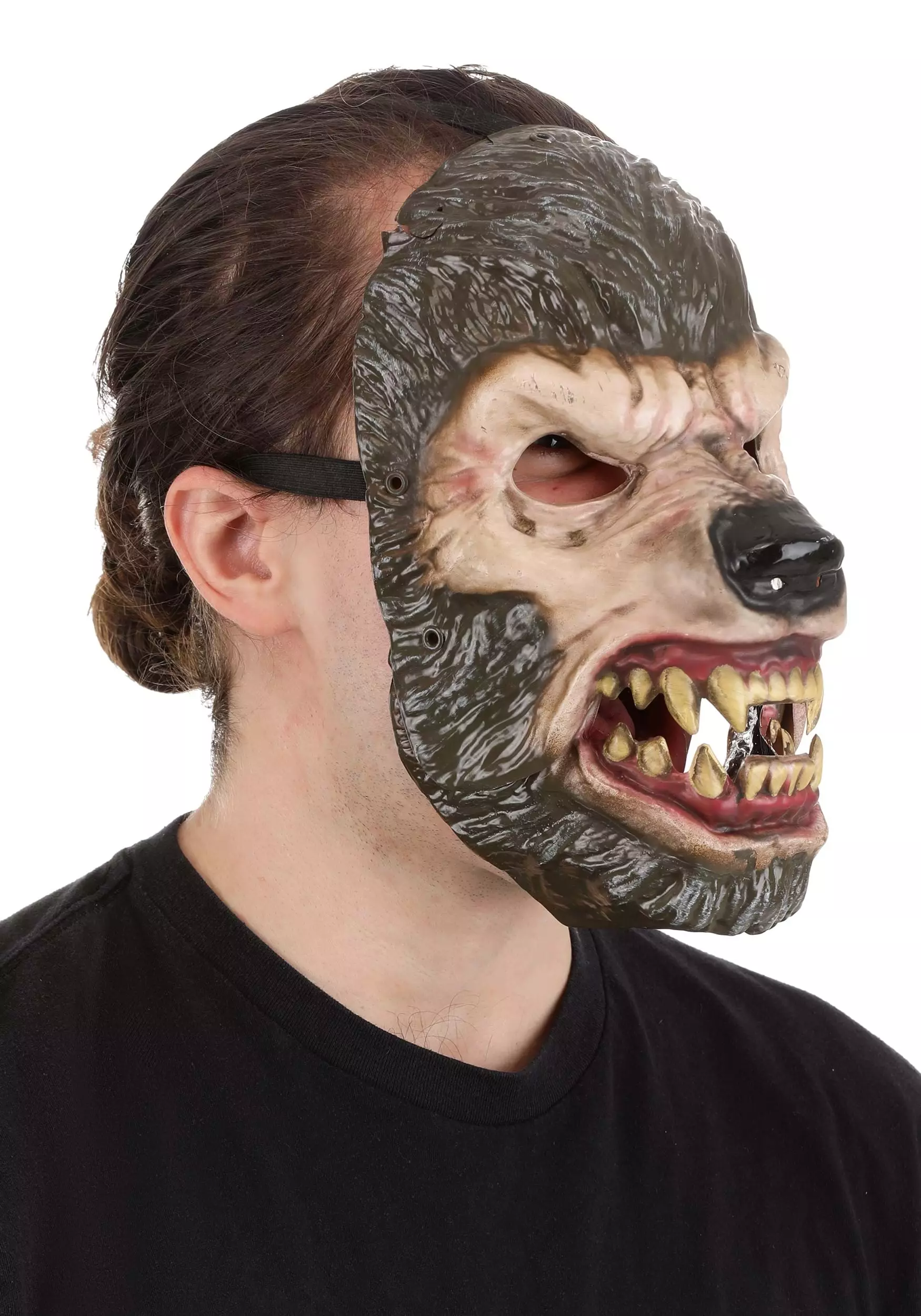 Seasonal Visions International, Ltd. Jabbering Jaw Wolfman Mask For Adults 3 Seasonal Visions International, Ltd. Jabbering Jaw Wolfman Mask For Adults - Image 3