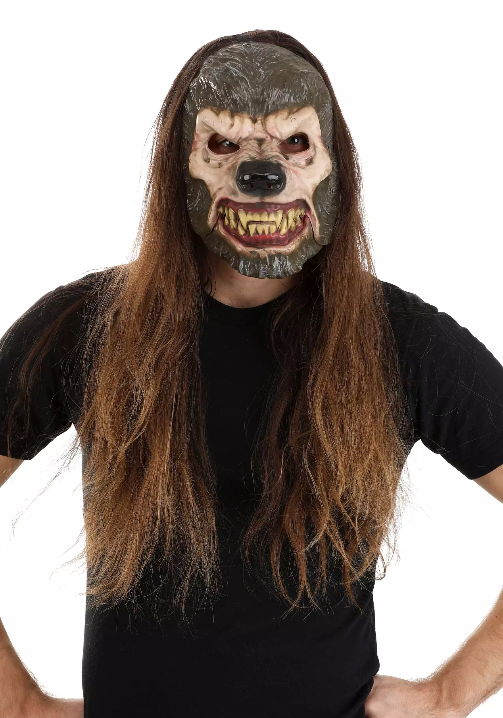 Seasonal Visions International, Ltd. Jabbering Jaw Wolfman Mask For Adults 5 Seasonal Visions International, Ltd. Jabbering Jaw Wolfman Mask For Adults - Image 5