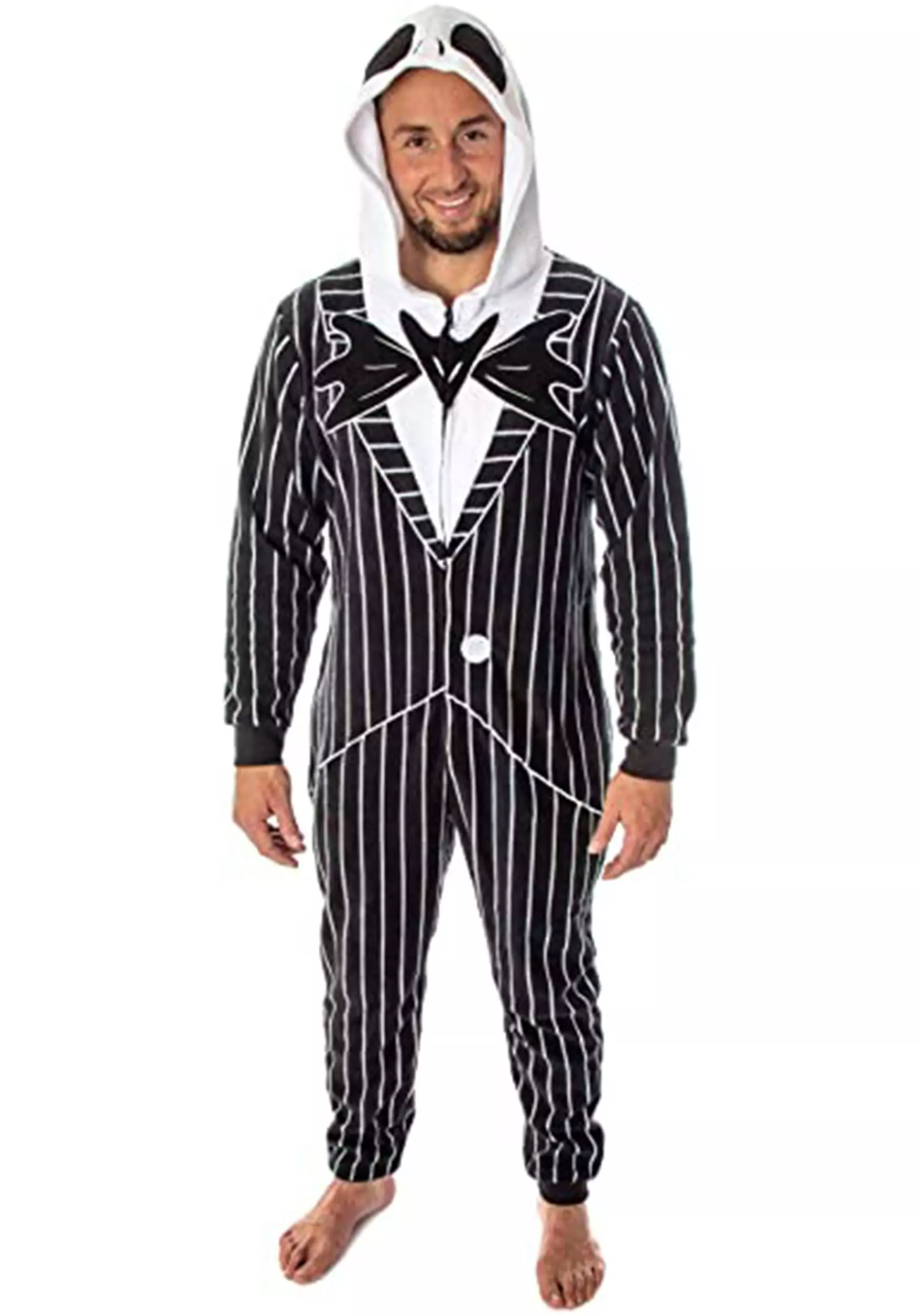MJC International The Nightmare Before Christmas Jack Skellington Union Suit 2 MJC International The Nightmare Before Christmas Jack Skellington Union Suit - Image 2