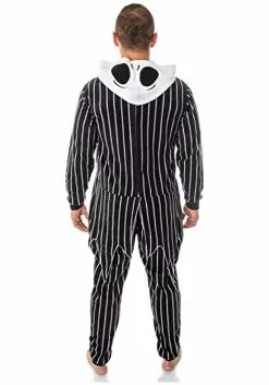 MJC International The Nightmare Before Christmas Jack Skellington Union Suit 7 MJC International The Nightmare Before Christmas Jack Skellington Union Suit -Scary Costumes store jack skellington nightmare before christmas union suit alt 3