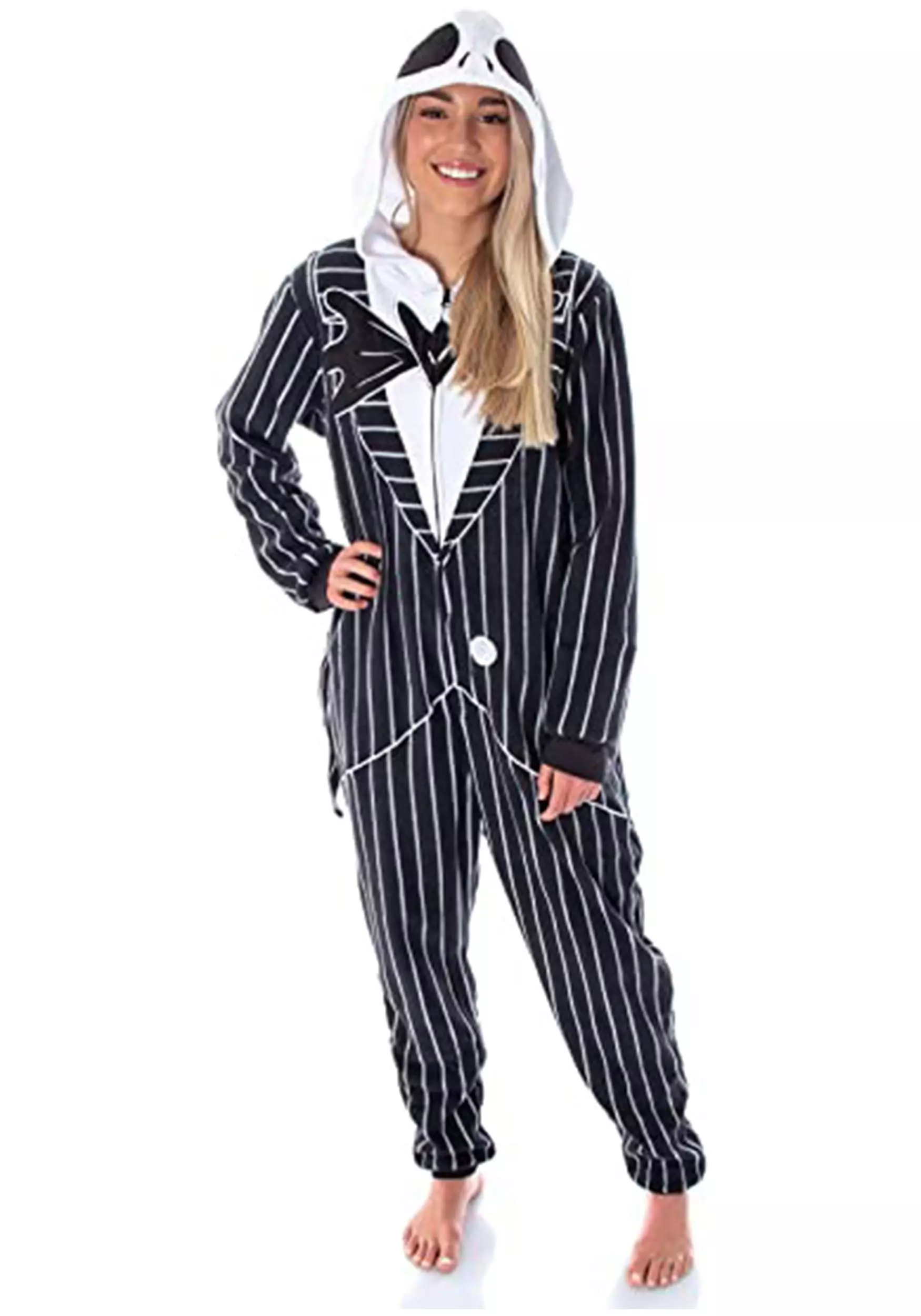 MJC International The Nightmare Before Christmas Jack Skellington Union Suit 1 MJC International The Nightmare Before Christmas Jack Skellington Union Suit