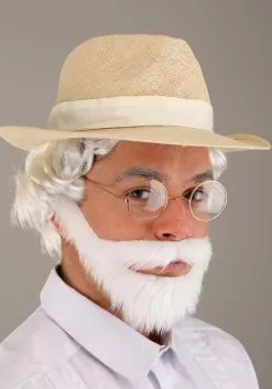 Fun Costumes John Hammond Jurassic Park Men's Costume -Scary Costumes store john hammond jurassic park costume for men alt 2