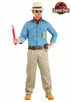 Fun Costumes Jurassic Park Men's Dr. Grant Costume