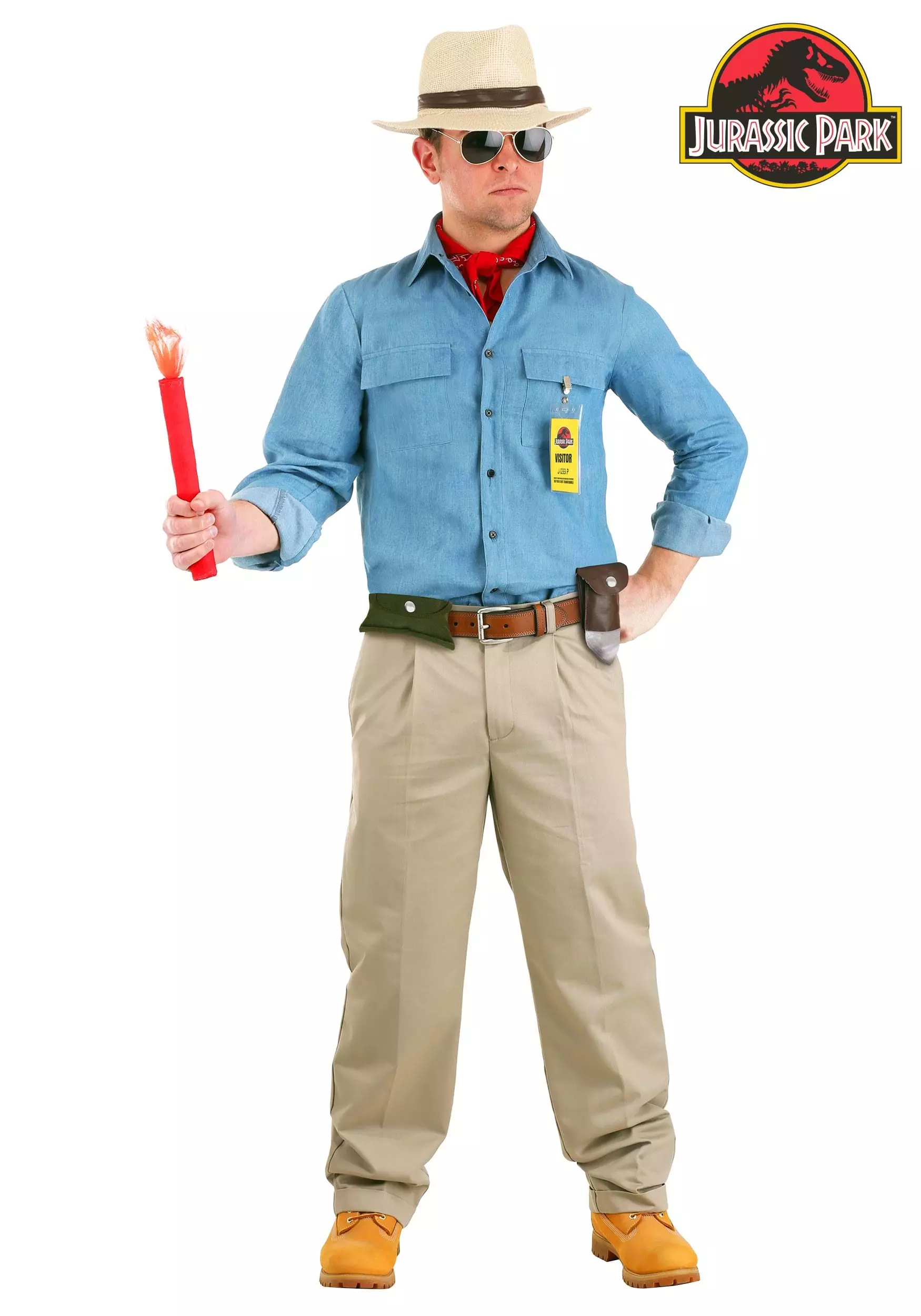 Fun Costumes Jurassic Park Men's Dr. Grant Costume 1 Fun Costumes Jurassic Park Men's Dr. Grant Costume