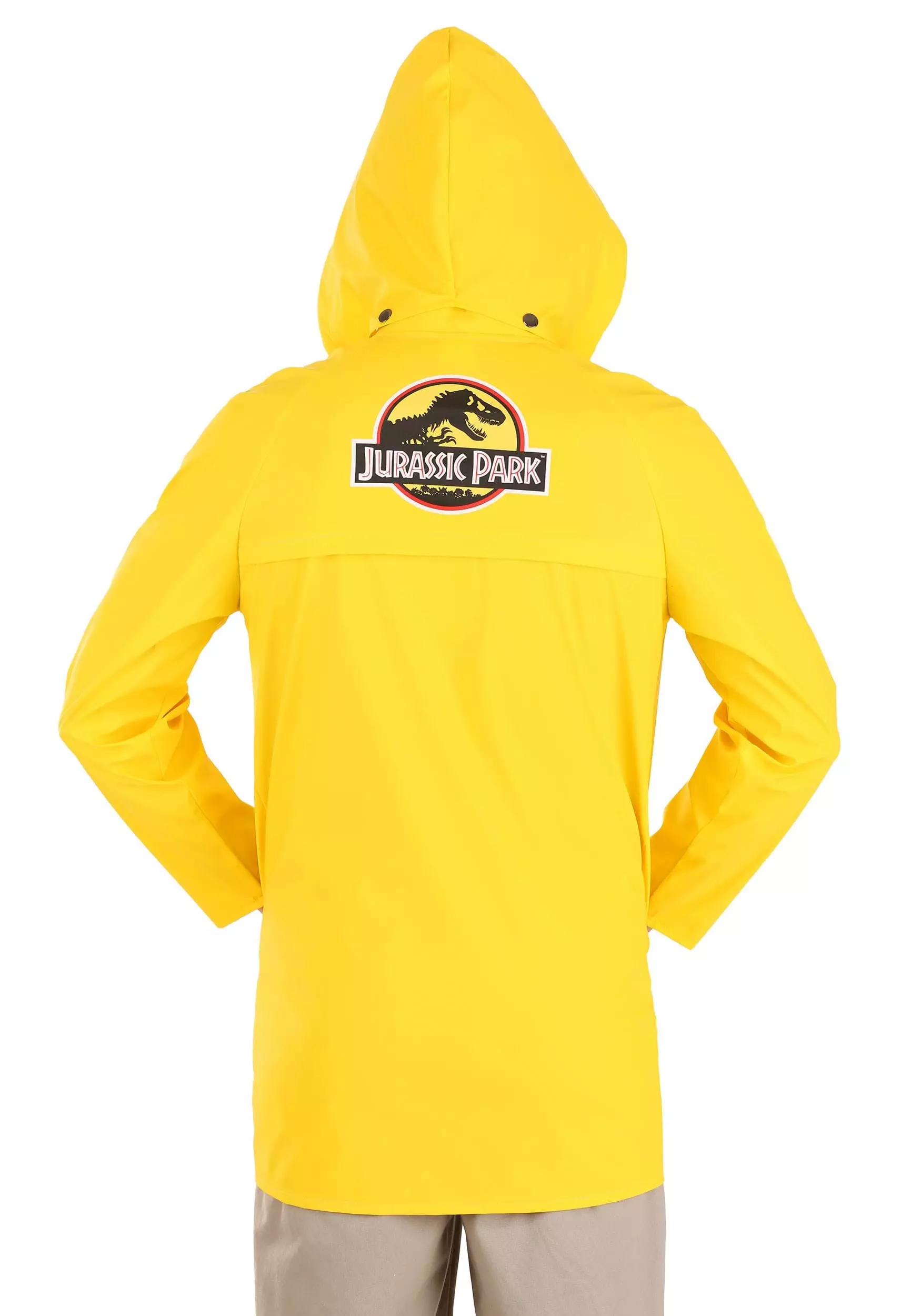 Fun Costumes Jurassic Park Costume Yellow Raincoat 2 Fun Costumes Jurassic Park Costume Yellow Raincoat - Image 2