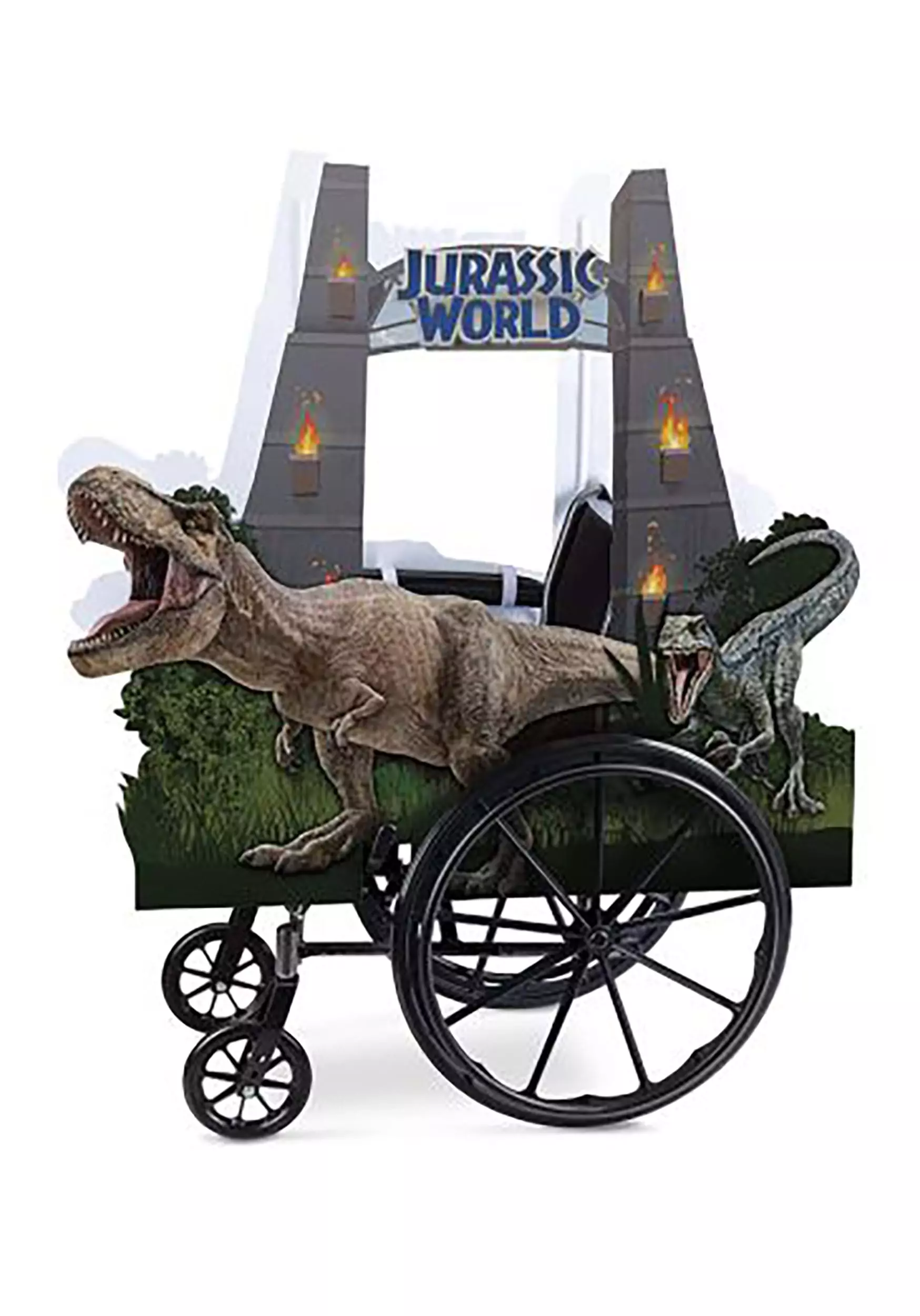 Disguise Jurassic World Adaptive Wheelchair Cover 1 Disguise Jurassic World Adaptive Wheelchair Cover
