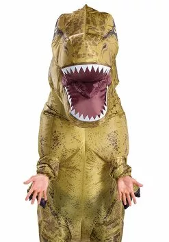 Disguise Jurassic World Inflatable T-Rex Costume For Adults 7 Disguise Jurassic World Inflatable T-Rex Costume For Adults -Scary Costumes store jurassic world adult inflatable t rex costume alt 2