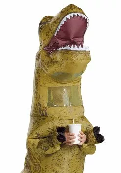 Disguise Kids Jurassic World Inflatable T-Rex Costume 5 Disguise Kids Jurassic World Inflatable T-Rex Costume -Scary Costumes store jurassic world child inflatable t rex costume alt 1