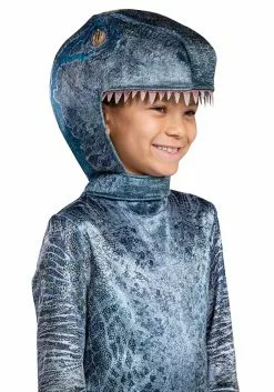 Disguise Kid's Jurassic World Classic Blue Costume -Scary Costumes store jurassic world classic blue costume alt 1