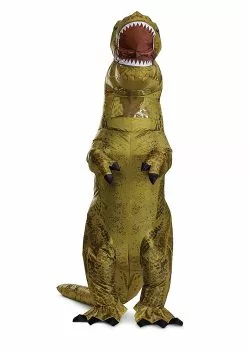 Disguise Jurassic World T-Rex Inflatable Costume For Adults 9 Disguise Jurassic World T-Rex Inflatable Costume For Adults -Scary Costumes store jurassic world t rex inflatable adult costume alt 3
