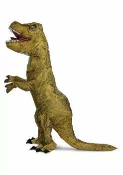 Disguise Jurassic World T-Rex Inflatable Costume For Adults 10 Disguise Jurassic World T-Rex Inflatable Costume For Adults -Scary Costumes store jurassic world t rex inflatable adult costume alt 4