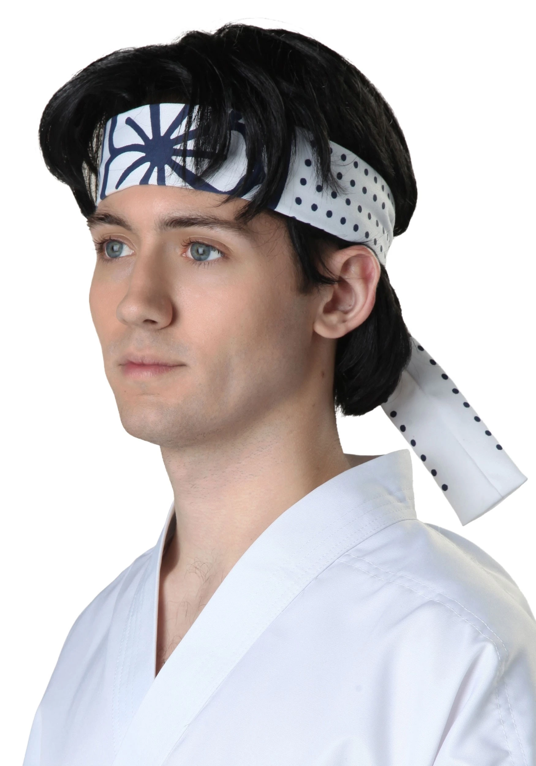 Fun Costumes Karate Kid Daniel San Wig For Men 2 Fun Costumes Karate Kid Daniel San Wig For Men - Image 2
