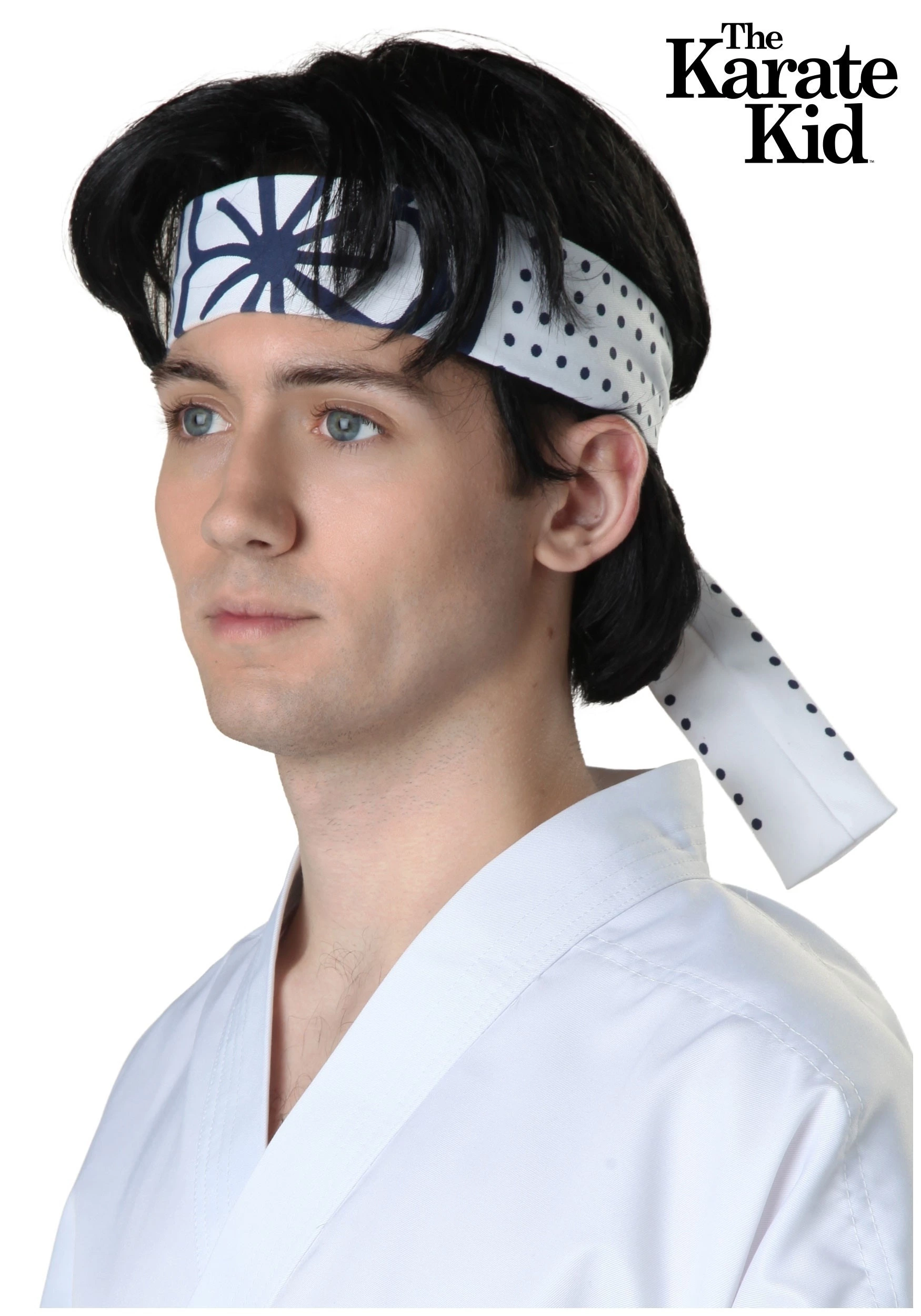 Fun Costumes Karate Kid Daniel San Wig For Men 1 Fun Costumes Karate Kid Daniel San Wig For Men