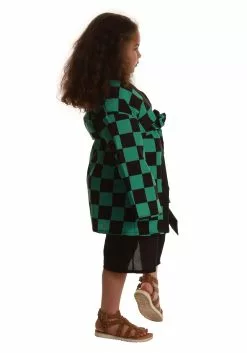 Karnival Costumes Anime Slayer Costume Robe For Kids -Scary Costumes store kids anime slayer costume robe alt 3