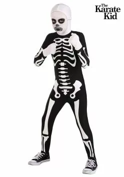 Fun Costumes Child Authentic Karate Kid Skeleton Suit