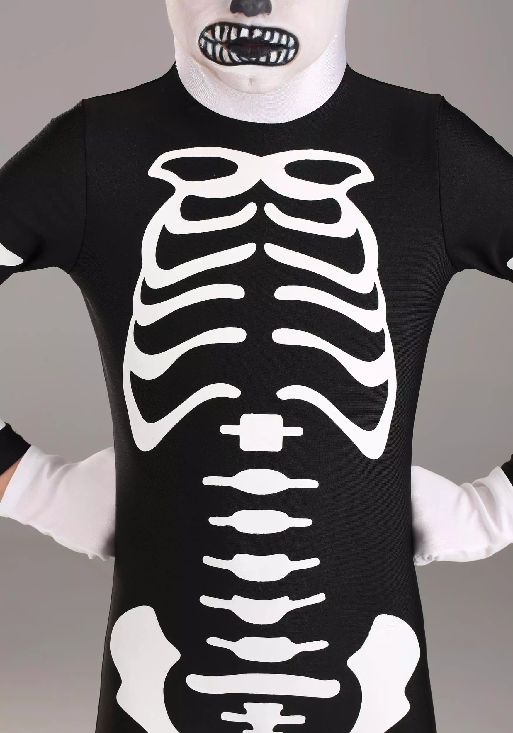 Fun Costumes Child Authentic Karate Kid Skeleton Suit 3 Fun Costumes Child Authentic Karate Kid Skeleton Suit - Image 3