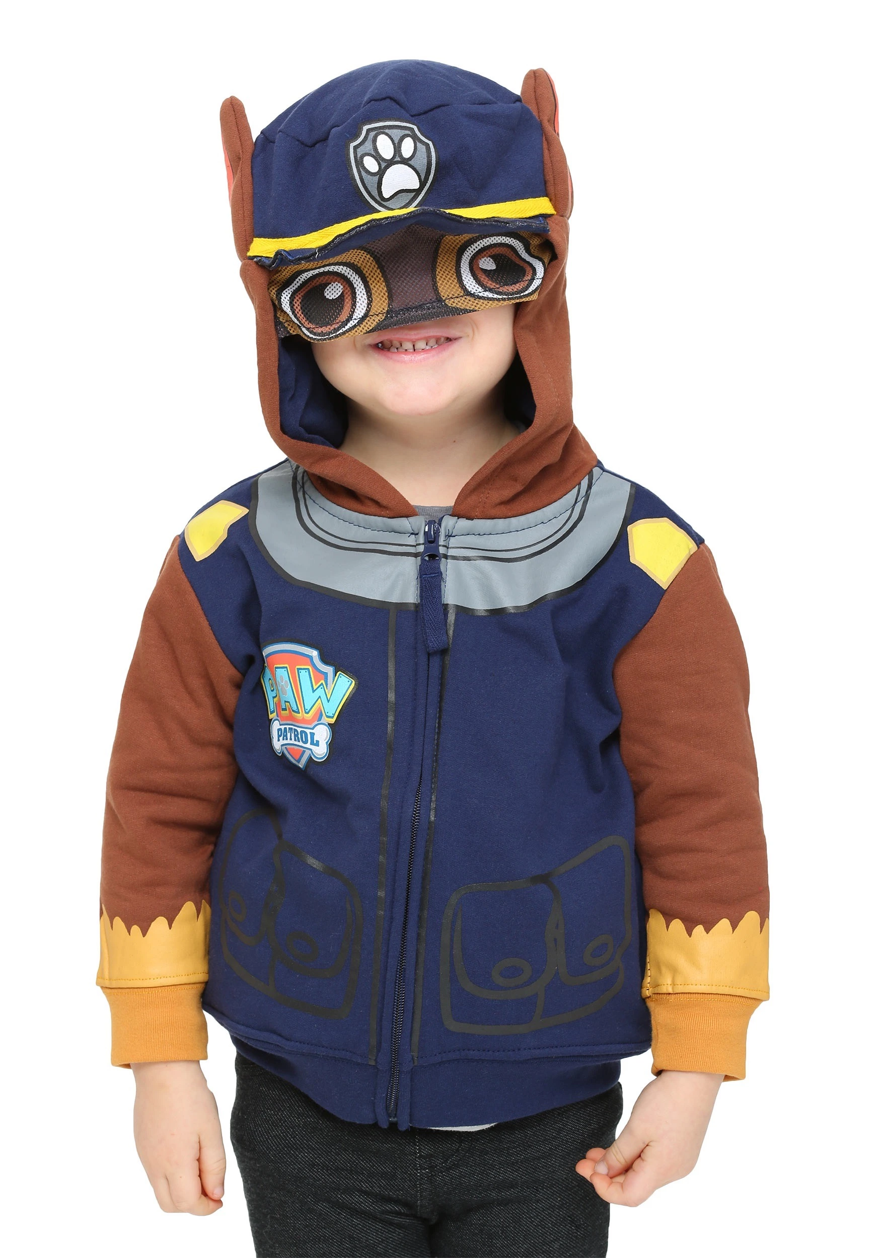Freeze Kid's Chase Paw Patrol Costume Hoodie 2 Freeze Kid's Chase Paw Patrol Costume Hoodie - Image 2