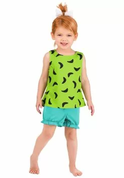 Jerry Leigh Classic Flintstones Pebbles Costume For Kids