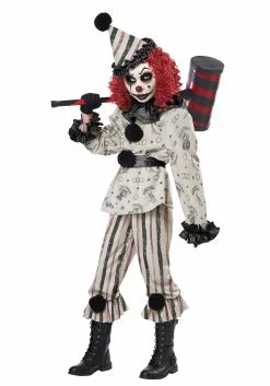California Costume Collection Creeper Clown Costume For Kids 6 California Costume Collection Creeper Clown Costume For Kids -Scary Costumes store kids creeper clown costume alt 2