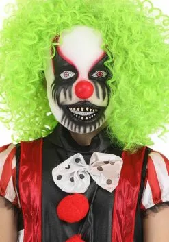 Partytime Latex Factory Creepy Clown Kid's Mask 6 Partytime Latex Factory Creepy Clown Kid's Mask -Scary Costumes store kids creepy clown mask alt 2