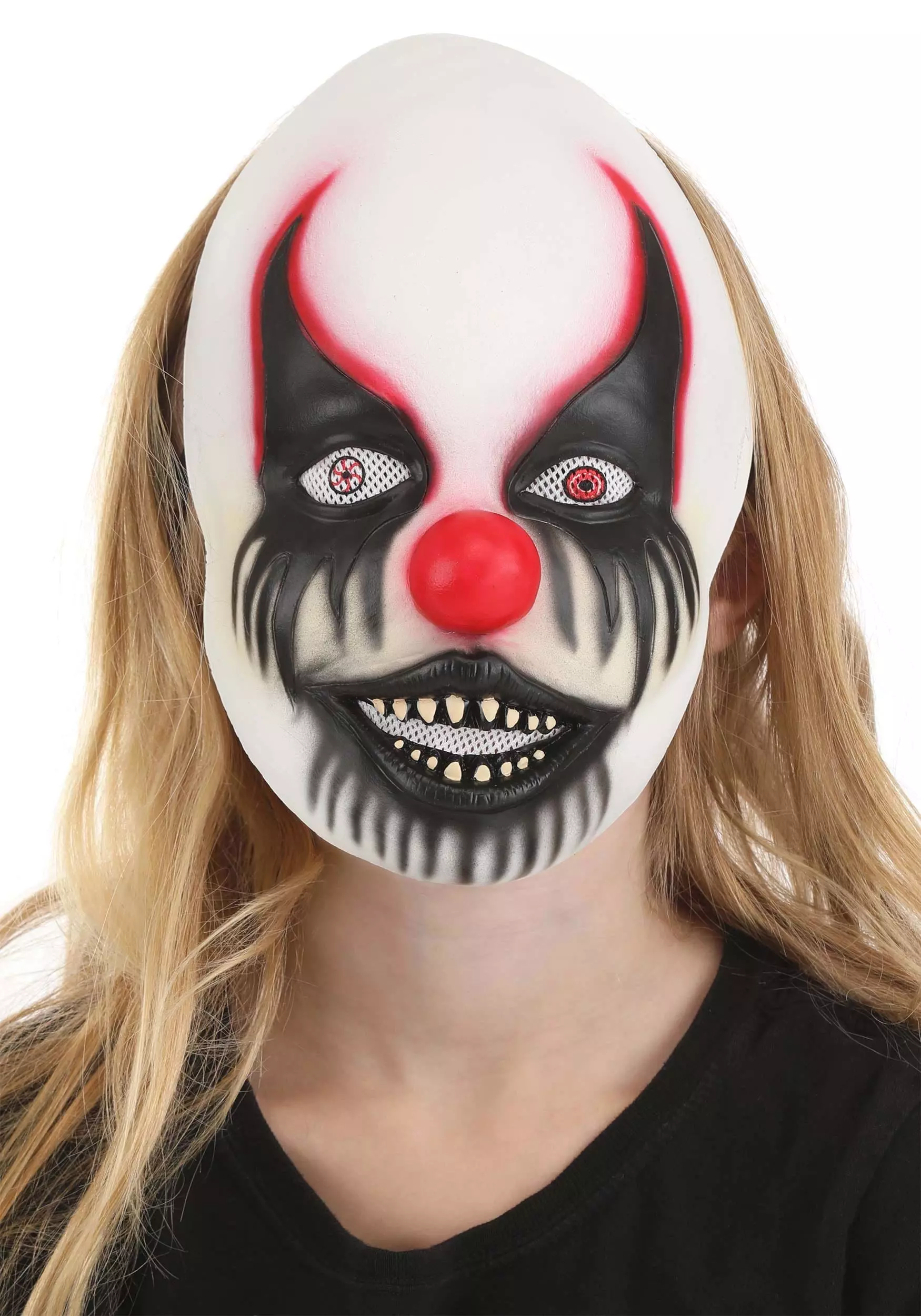 Partytime Latex Factory Creepy Clown Kid's Mask 4 Partytime Latex Factory Creepy Clown Kid's Mask - Image 4